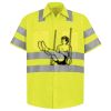 Men's High Visibility Safety Short Sleeve Work Shirt Thumbnail