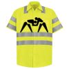 Men's High Visibility Safety Short Sleeve Work Shirt Thumbnail