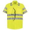 Men's High Visibility Safety Short Sleeve Work Shirt Thumbnail