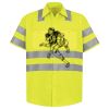 Men's High Visibility Safety Short Sleeve Work Shirt Thumbnail