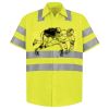 Men's High Visibility Safety Short Sleeve Work Shirt Thumbnail