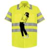 Men's High Visibility Safety Short Sleeve Work Shirt Thumbnail