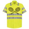 Men's High Visibility Safety Short Sleeve Work Shirt Thumbnail