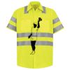 Men's High Visibility Safety Short Sleeve Work Shirt Thumbnail