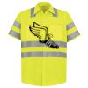 Men's High Visibility Safety Short Sleeve Work Shirt Thumbnail