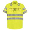 Men's High Visibility Safety Short Sleeve Work Shirt Thumbnail