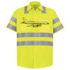 Men's High Visibility Safety Short Sleeve Work Shirt Thumbnail