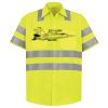 Men's High Visibility Safety Short Sleeve Work Shirt Thumbnail
