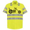 Men's High Visibility Safety Short Sleeve Work Shirt Thumbnail