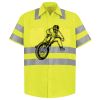 Men's High Visibility Safety Short Sleeve Work Shirt Thumbnail