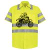 Men's High Visibility Safety Short Sleeve Work Shirt Thumbnail