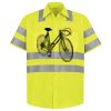 Men's High Visibility Safety Short Sleeve Work Shirt Thumbnail