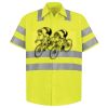 Men's High Visibility Safety Short Sleeve Work Shirt Thumbnail