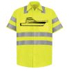 Men's High Visibility Safety Short Sleeve Work Shirt Thumbnail