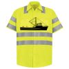 Men's High Visibility Safety Short Sleeve Work Shirt Thumbnail