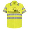 Men's High Visibility Safety Short Sleeve Work Shirt Thumbnail