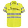Men's High Visibility Safety Short Sleeve Work Shirt Thumbnail