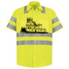 Men's High Visibility Safety Short Sleeve Work Shirt Thumbnail