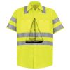 Men's High Visibility Safety Short Sleeve Work Shirt Thumbnail