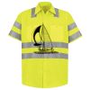 Men's High Visibility Safety Short Sleeve Work Shirt Thumbnail