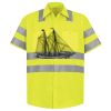 Men's High Visibility Safety Short Sleeve Work Shirt Thumbnail