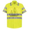 Men's High Visibility Safety Short Sleeve Work Shirt Thumbnail