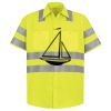 Men's High Visibility Safety Short Sleeve Work Shirt Thumbnail