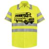 Men's High Visibility Safety Short Sleeve Work Shirt Thumbnail