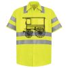 Men's High Visibility Safety Short Sleeve Work Shirt Thumbnail