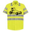 Men's High Visibility Safety Short Sleeve Work Shirt Thumbnail