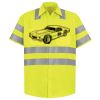 Men's High Visibility Safety Short Sleeve Work Shirt Thumbnail