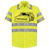 Men's High Visibility Safety Short Sleeve Work Shirt Thumbnail