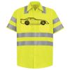 Men's High Visibility Safety Short Sleeve Work Shirt Thumbnail