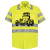 Men's High Visibility Safety Short Sleeve Work Shirt Thumbnail