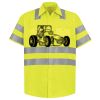 Men's High Visibility Safety Short Sleeve Work Shirt Thumbnail