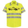 Men's High Visibility Safety Short Sleeve Work Shirt Thumbnail