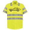 Men's High Visibility Safety Short Sleeve Work Shirt Thumbnail