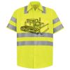 Men's High Visibility Safety Short Sleeve Work Shirt Thumbnail