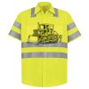 Men's High Visibility Safety Short Sleeve Work Shirt Thumbnail