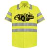 Men's High Visibility Safety Short Sleeve Work Shirt Thumbnail