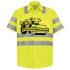 Men's High Visibility Safety Short Sleeve Work Shirt Thumbnail