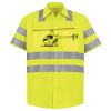 Men's High Visibility Safety Short Sleeve Work Shirt Thumbnail