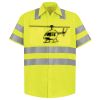 Men's High Visibility Safety Short Sleeve Work Shirt Thumbnail