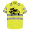 Men's High Visibility Safety Short Sleeve Work Shirt Thumbnail
