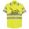 Men's High Visibility Safety Short Sleeve Work Shirt Thumbnail