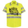 Men's High Visibility Safety Short Sleeve Work Shirt Thumbnail