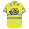 Men's High Visibility Safety Short Sleeve Work Shirt Thumbnail