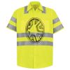 Men's High Visibility Safety Short Sleeve Work Shirt Thumbnail