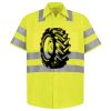 Men's High Visibility Safety Short Sleeve Work Shirt Thumbnail