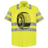 Men's High Visibility Safety Short Sleeve Work Shirt Thumbnail